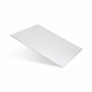 кт307 Доска разделочная 600х400х18 мм белый пластик